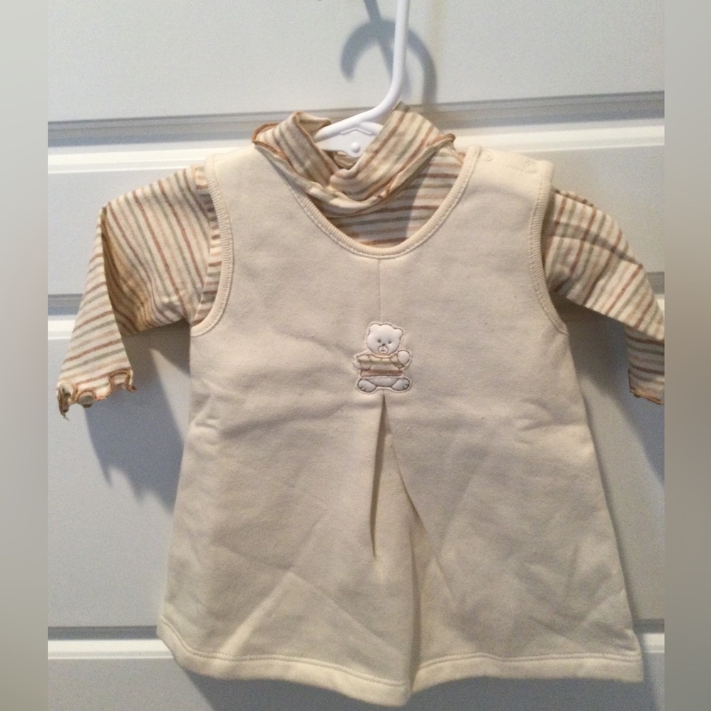 NWT Kissy Kissy Organic Bear 2-Piece Jumper Size 0-3